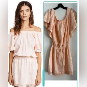 Melissa Odabash Michelle Dress Lightweight Weave Off-Shoulder Size Small